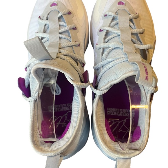 New! Nike Force Zoom 9 Mike Trout Pro Low Metal Baseball Cleats sz 10 rainbow - Picture 4 of 7